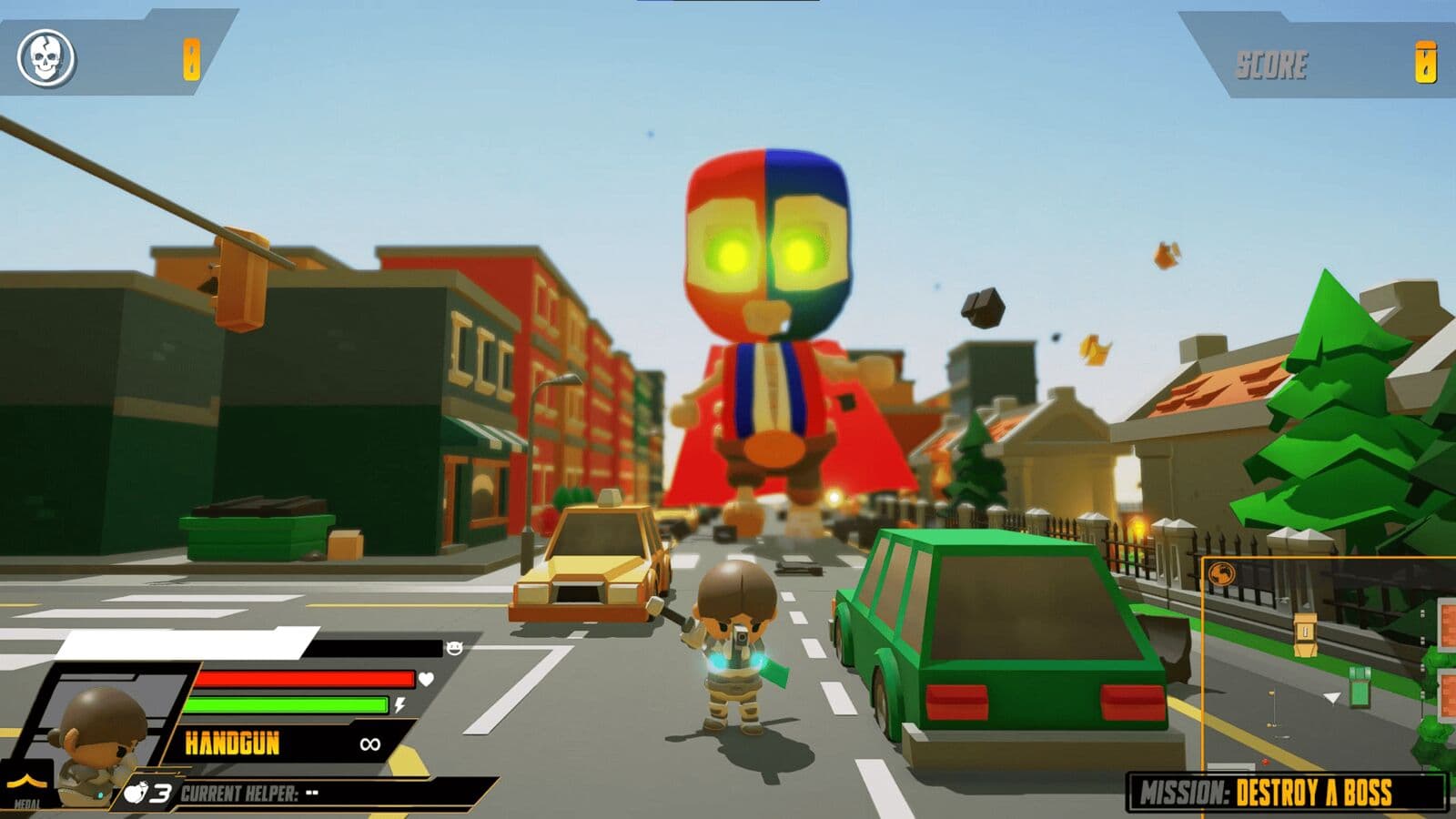 Skull Squad Survive — combate a un jefe